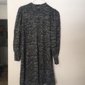 Loft sweater dress, gray, size S